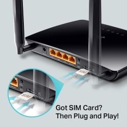 TP-Link TL-MR6400 router LTE N300 SIM 4xLAN