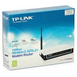 Router TP-Link ADSL TD-W8901G zintegrowany z 4 portowym switchem oraz Access Pointem