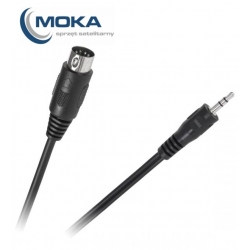 Kabel wtyk DIN - wtyk jack 3,5mm - 1,2m
