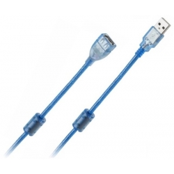 Kabel przedłużacz USB 2.0 Az -Am 5m ekran+filtr