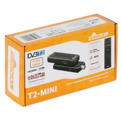Tuner DVB-T2 Signal T2-Mini USB 5V HEVC H.265