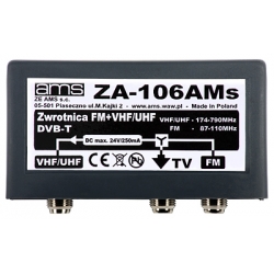 Zwrotnica antenowa ZA-106AMs FM/VHF-UHF radio TV